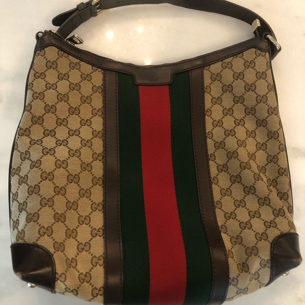 Gucci Printed Handbag